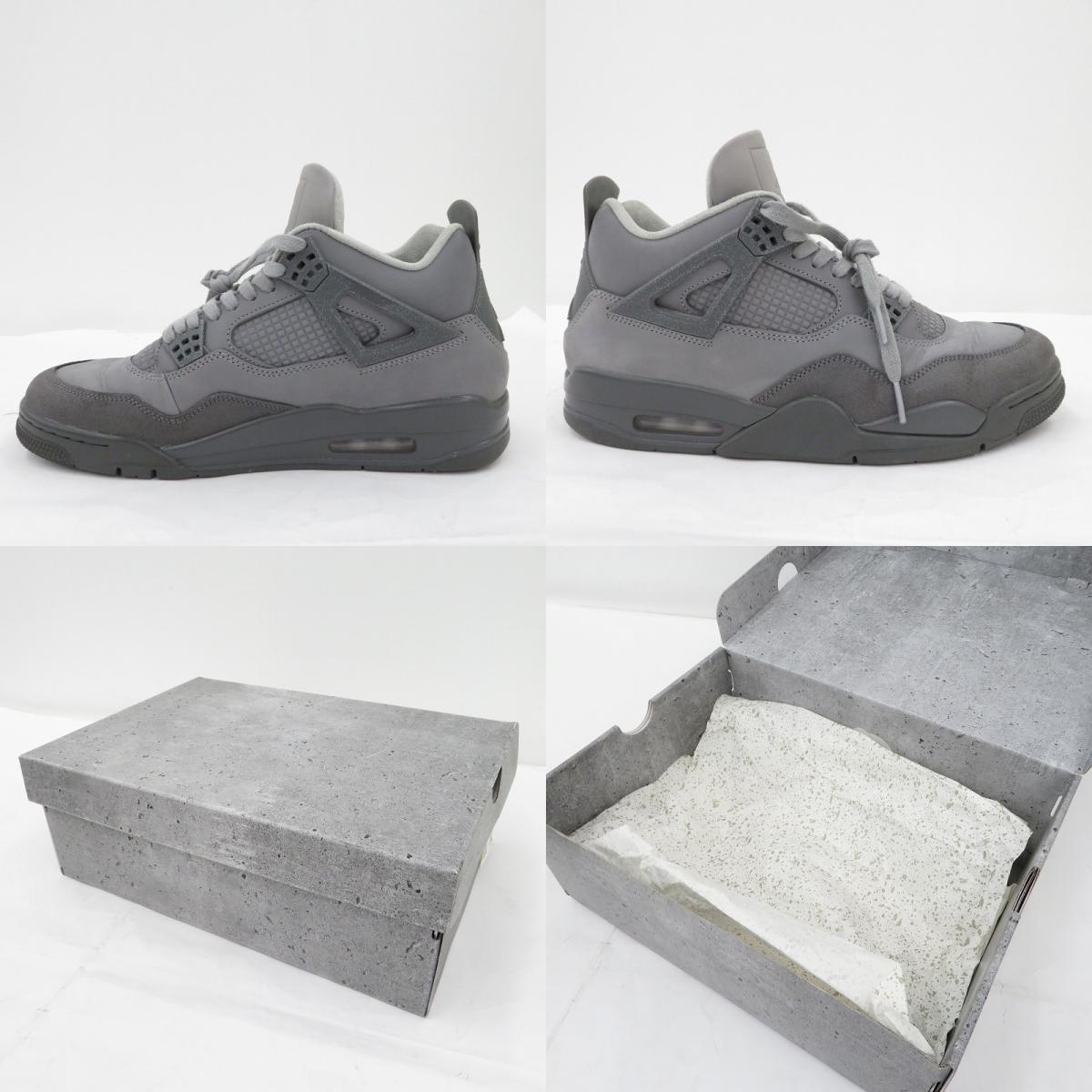 NIKE | ナイキ AJ4 Retro SE 'Wet Cement' スニーカー FQ7928-001 エアジョーダン グレー 29cm【瀬戸大橋店】