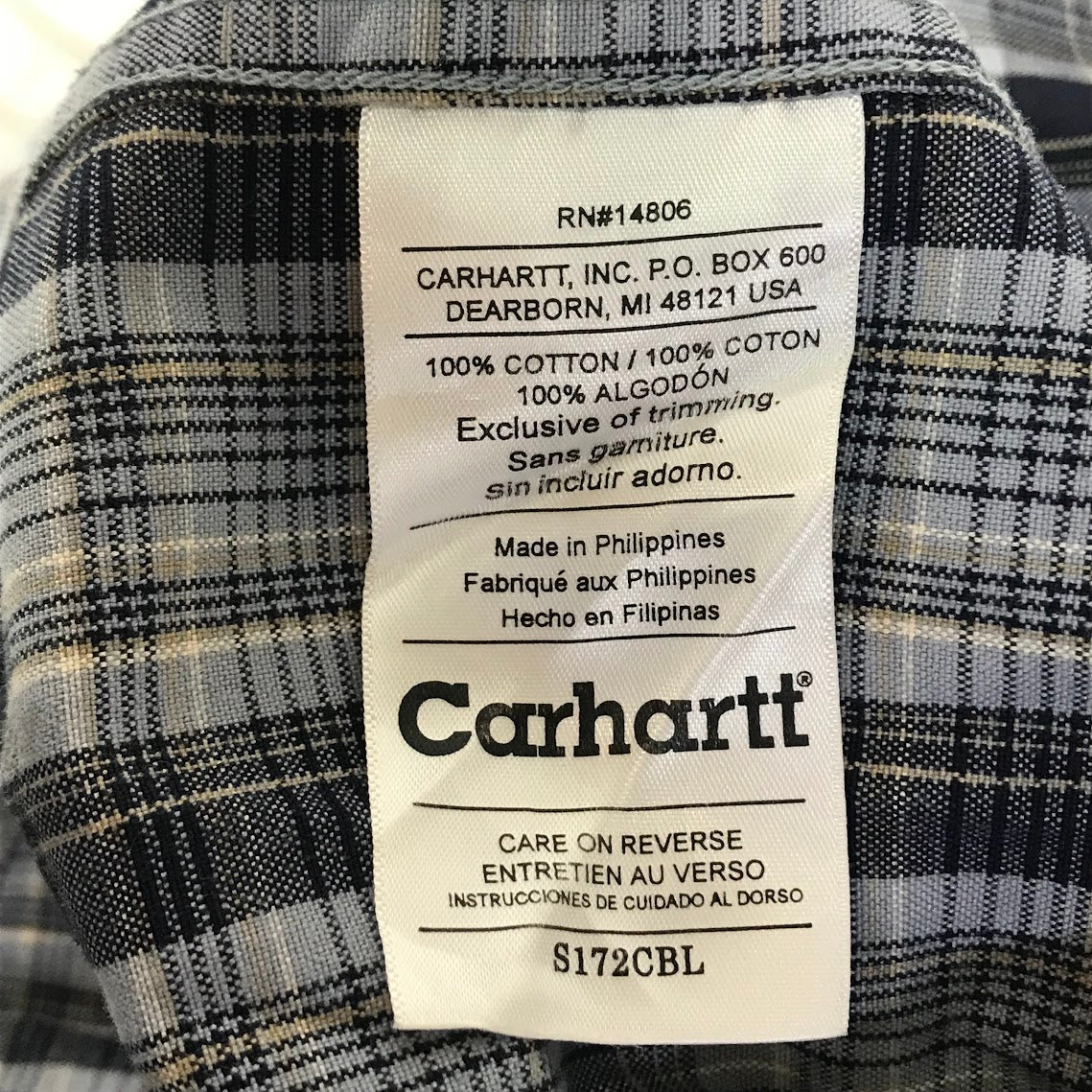 Carhartt | カーハート 00s BD チェックシャツ 長袖シャツ サイズ：XL【倉吉店】
