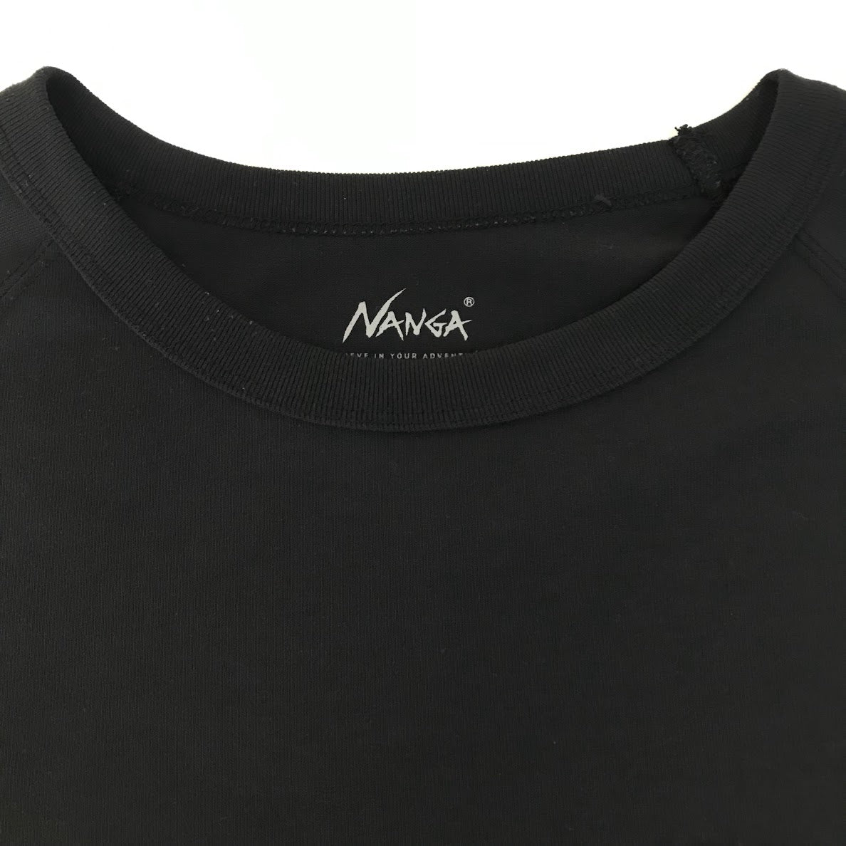 NANGA | ナンガ × Calvin Klein(カルバンクライン) 半袖Ｔシャツ ブラック サイズ：L【倉吉店】【代金引換不可・日時指定不可】【ポスト投函】