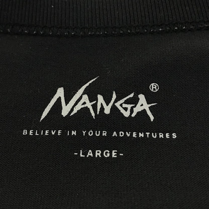 NANGA | ナンガ × Calvin Klein(カルバンクライン) 半袖Ｔシャツ ブラック サイズ：L【倉吉店】【代金引換不可・日時指定不可】【ポスト投函】