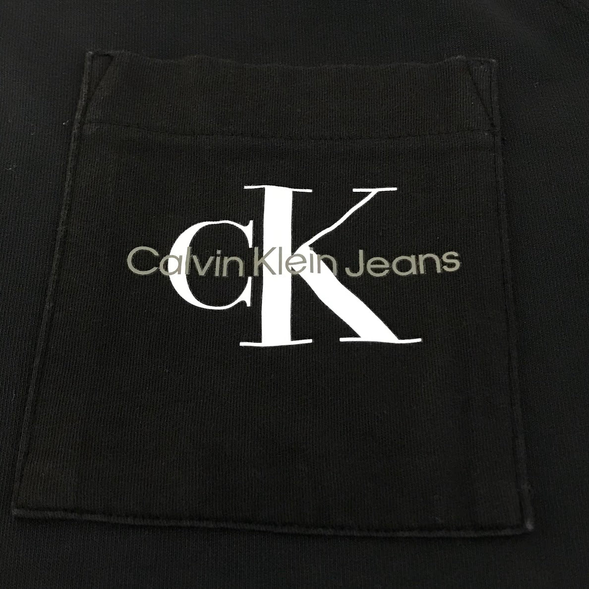 NANGA | ナンガ × Calvin Klein(カルバンクライン) 半袖Ｔシャツ ブラック サイズ：L【倉吉店】【代金引換不可・日時指定不可】【ポスト投函】