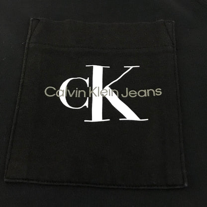 NANGA | ナンガ × Calvin Klein(カルバンクライン) 半袖Ｔシャツ ブラック サイズ：L【倉吉店】【代金引換不可・日時指定不可】【ポスト投函】