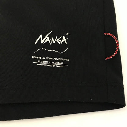 NANGA | ナンガ × Calvin Klein(カルバンクライン) 半袖Ｔシャツ ブラック サイズ：L【倉吉店】【代金引換不可・日時指定不可】【ポスト投函】