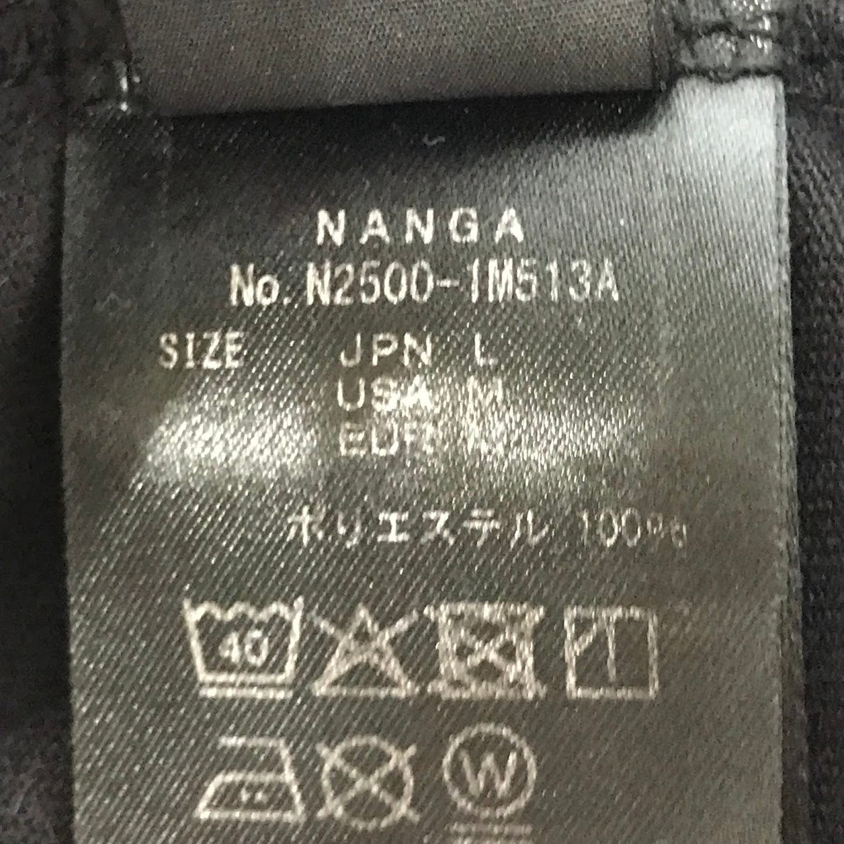 NANGA | ナンガ × Calvin Klein(カルバンクライン) 半袖Ｔシャツ ブラック サイズ：L【倉吉店】【代金引換不可・日時指定不可】【ポスト投函】