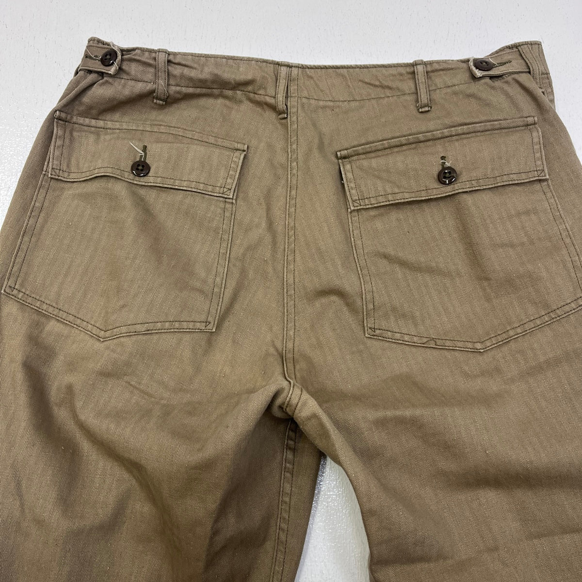 WARE HOUSE | ウェアハウス　ウエアハウス HBT MILITARY PANTS HERRINBONE パンツ ベージュ サイズ：36【加古川店】