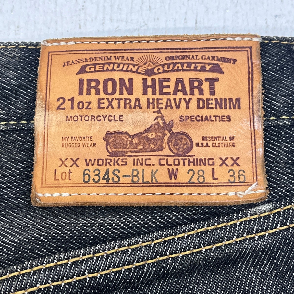 IRON HEART | アイアンハート デニムパンツ 634S-BLK ブラック サイズ：28【加古川店】