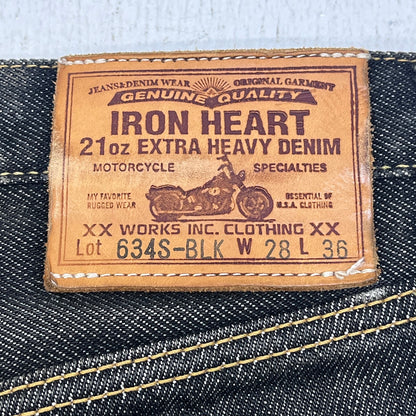 IRON HEART | アイアンハート デニムパンツ 634S-BLK ブラック サイズ：28【加古川店】