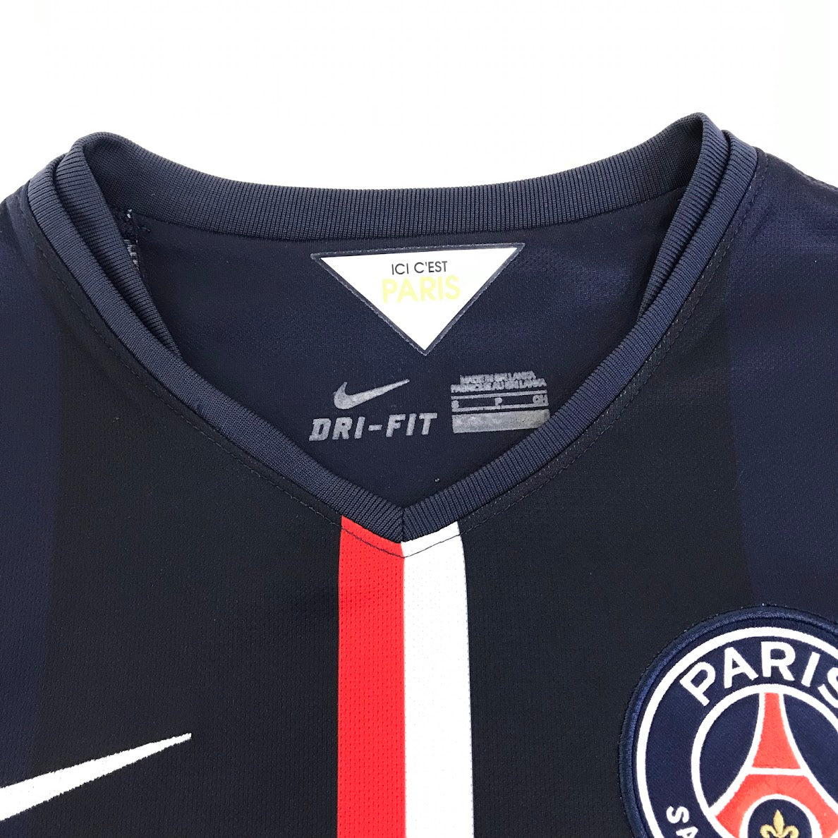 NIKE | ナイキ パリサンジェルマン 14/15 ユニフォーム 半袖Ｔシャツ 618756-411 ネイビー サイズ：S【倉吉店】【代金引換不可・日時指定不可】【ポスト投函】