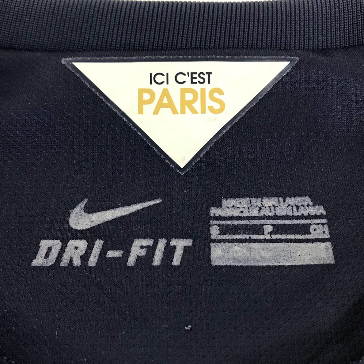 NIKE | ナイキ パリサンジェルマン 14/15 ユニフォーム 半袖Ｔシャツ 618756-411 ネイビー サイズ：S【倉吉店】【代金引換不可・日時指定不可】【ポスト投函】