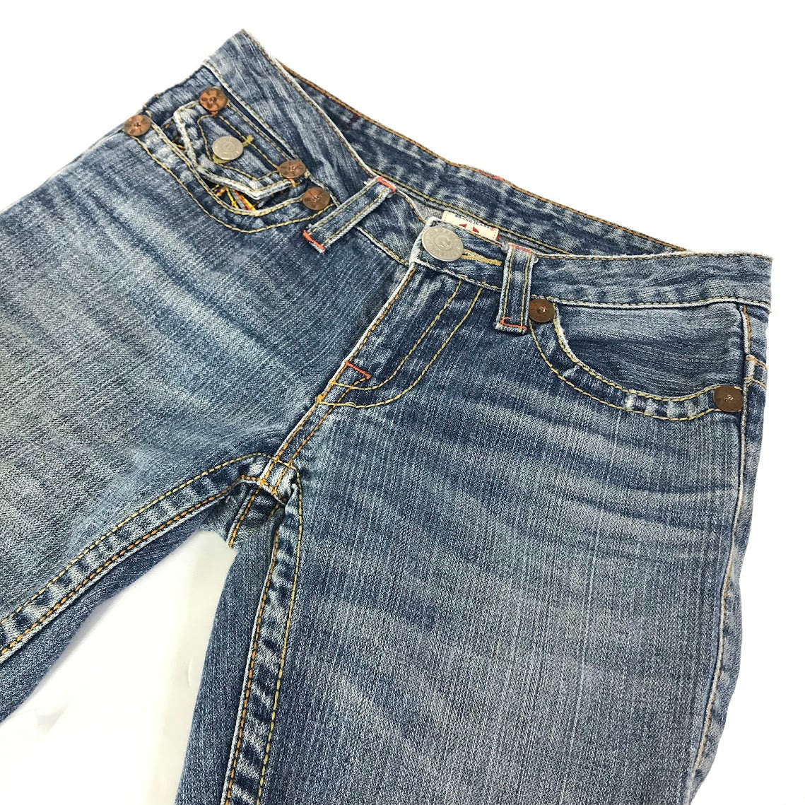 TRUE RELIGION | トゥルーレリジョン joey big t フレアデニム デニムパンツ ブルー サイズ：26【倉吉店】