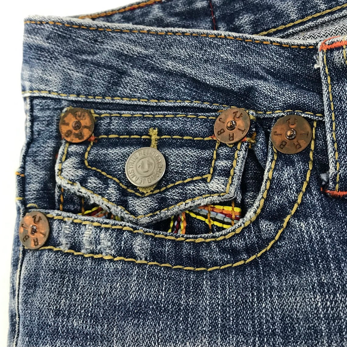 TRUE RELIGION | トゥルーレリジョン joey big t フレアデニム デニムパンツ ブルー サイズ：26【倉吉店】