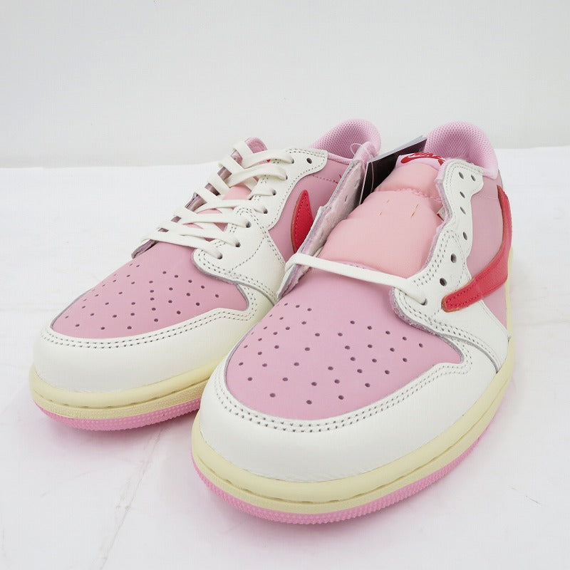 NIKE | ナイキ ×Travis Scott 'Tropical Pink' スニーカー IQ7604-101 エアジョーダン ピンク 28.5cm【瀬戸大橋店】