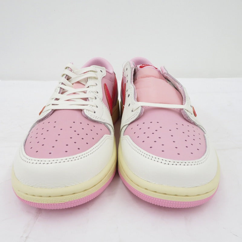 NIKE | ナイキ ×Travis Scott 'Tropical Pink' スニーカー IQ7604-101 エアジョーダン ピンク 28.5cm【瀬戸大橋店】