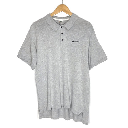 NIKE | ナイキ 90s ワンポイントロゴ ポロシャツ グレー サイズ：S【倉吉店】