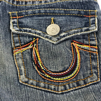 TRUE RELIGION | トゥルーレリジョン joey big t フレアデニム デニムパンツ ブルー サイズ：26【倉吉店】