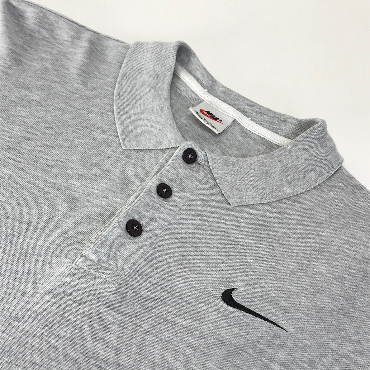 NIKE | ナイキ 90s ワンポイントロゴ ポロシャツ グレー サイズ：S【倉吉店】