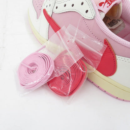 NIKE | ナイキ ×Travis Scott 'Tropical Pink' スニーカー IQ7604-101 エアジョーダン ピンク 28.5cm【瀬戸大橋店】