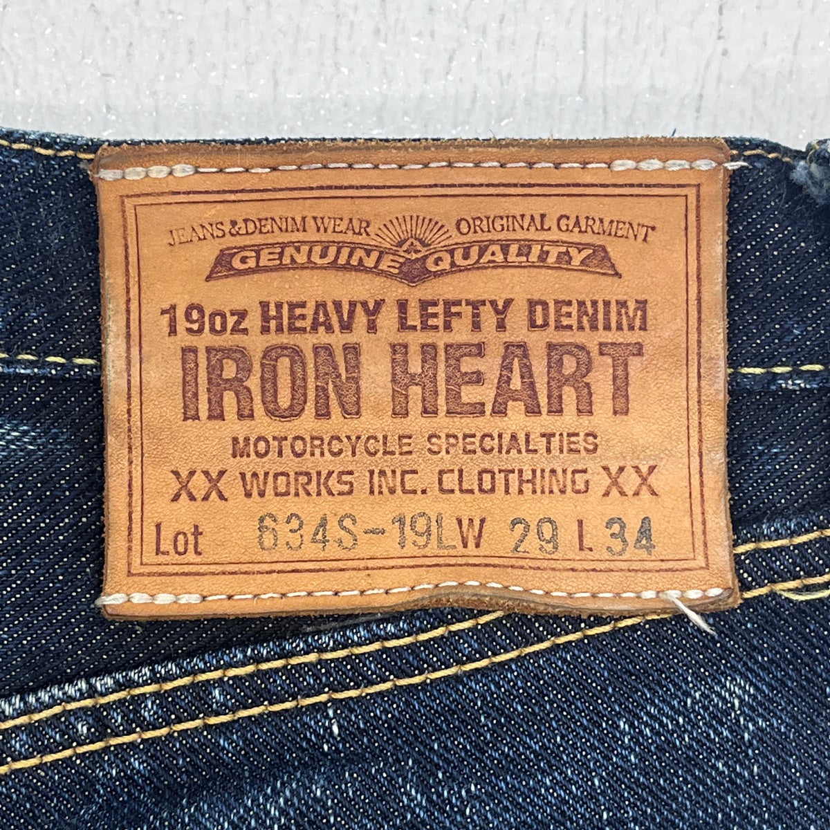 IRON HEART | アイアンハート デニムパンツ 634S-19L インディゴ サイズ：29【加古川店】