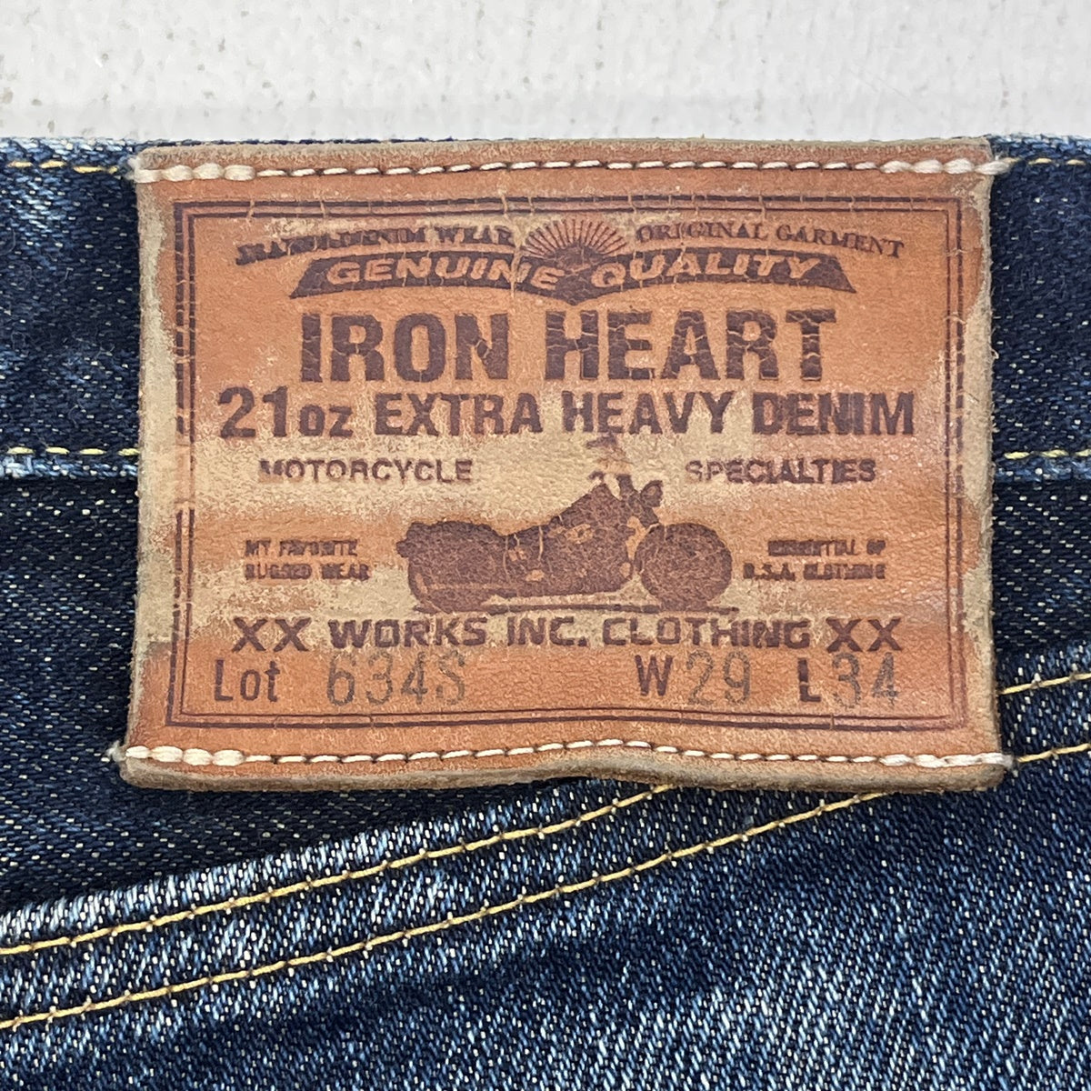 IRON HEART | アイアンハート デニムパンツ 634S インディゴ サイズ：29【加古川店】