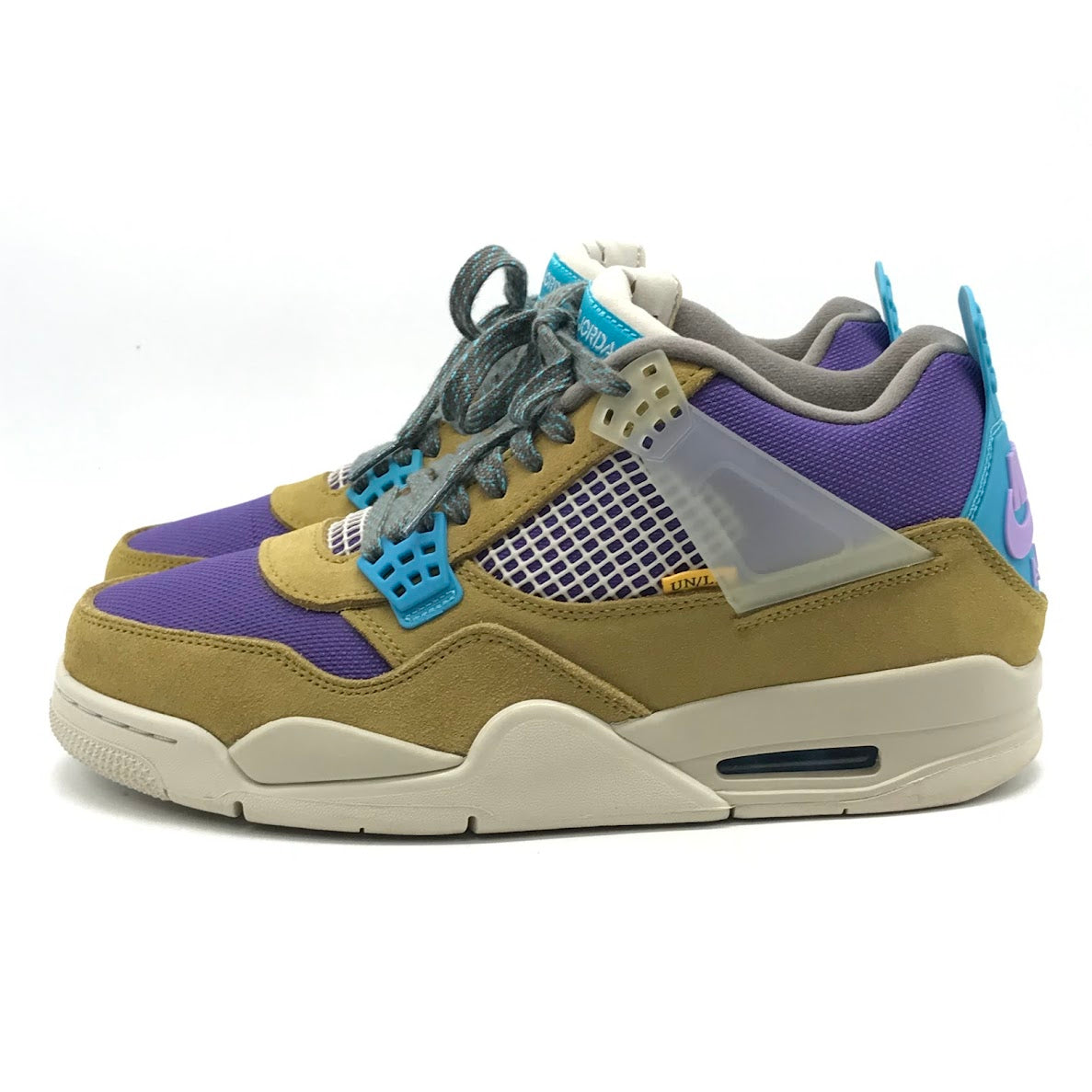 NIKE | ナイキ AIR JORDAN 4 RETRO '30TH ANNIVERSARY' UNION LA スニーカー DJ5718-300 デザート モス/ターコイズ ブルー-ダーク アイリス 27.5cm【倉吉店】