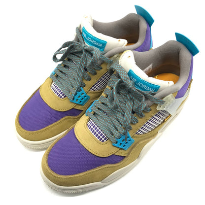 NIKE | ナイキ AIR JORDAN 4 RETRO '30TH ANNIVERSARY' UNION LA スニーカー DJ5718-300 デザート モス/ターコイズ ブルー-ダーク アイリス 27.5cm【倉吉店】