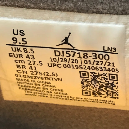 NIKE | ナイキ AIR JORDAN 4 RETRO '30TH ANNIVERSARY' UNION LA スニーカー DJ5718-300 デザート モス/ターコイズ ブルー-ダーク アイリス 27.5cm【倉吉店】