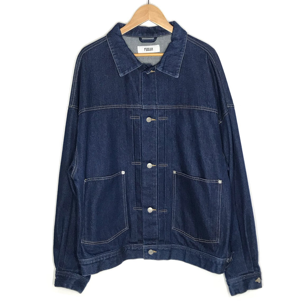 PUBLUX｜パブリュクス 2nd デニムジャケット デニム PBM24SS76 ブルー サイズ：L【倉吉店】