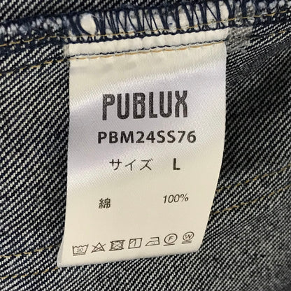 PUBLUX｜パブリュクス 2nd デニムジャケット デニム PBM24SS76 ブルー サイズ：L【倉吉店】