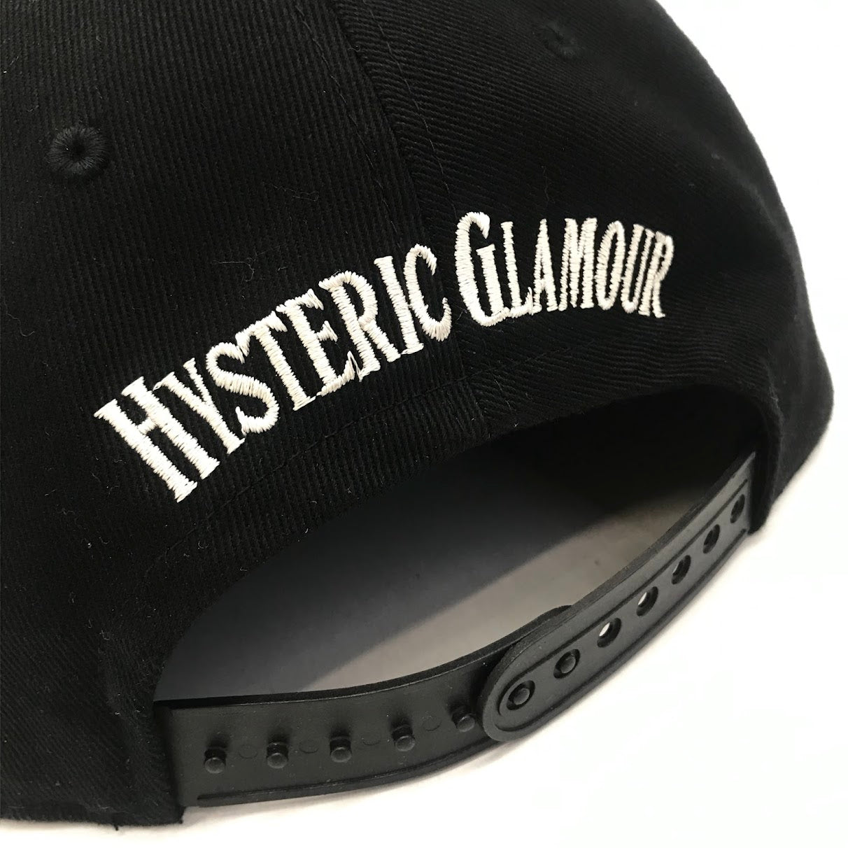 HYSTERIC GLAMOUR | ヒステリックグラマー HYS WHISKY刺繍 キャップ キャップ 02233QH09 ブラック【倉吉店】