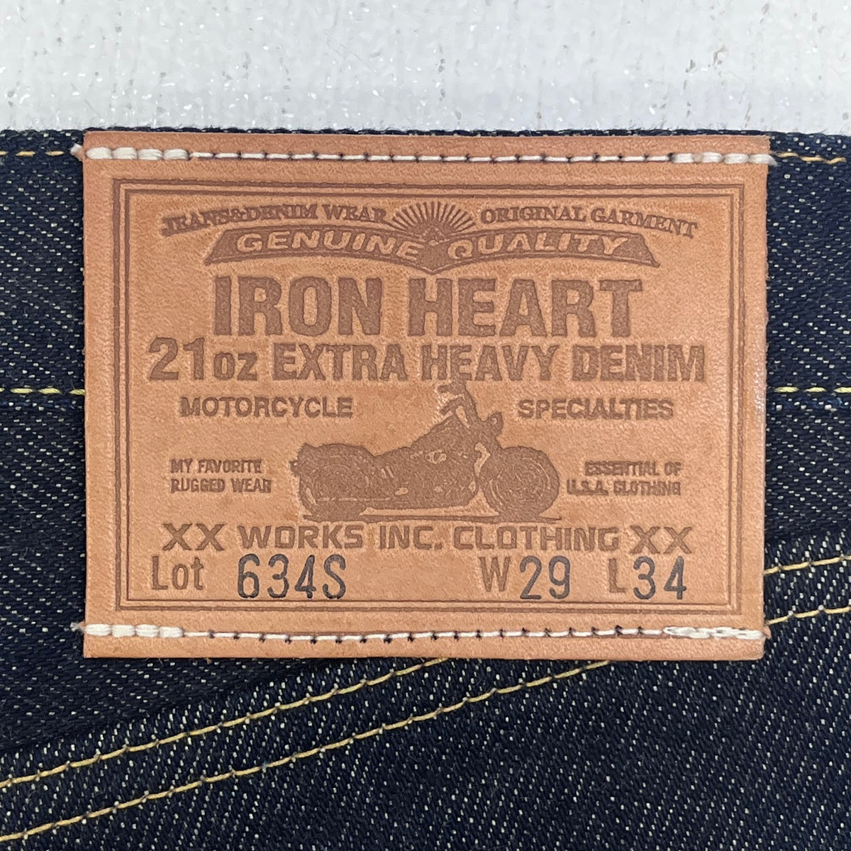 IRON HEART | アイアンハート デニムパンツ 634S インディゴ サイズ：29【加古川店】