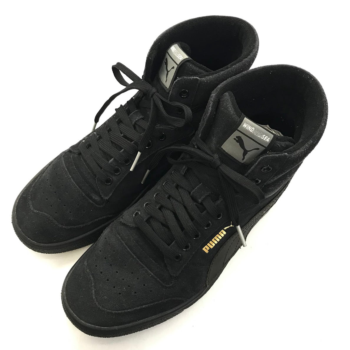 PUMA | プーマ × WIND AND SEA(ウィンダンシー) RALPH SAMPSON MID スニーカー 375581-01 ブラック 27cm【倉吉店】