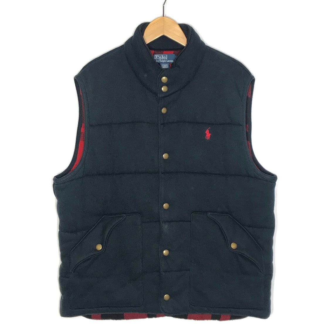 POLO RALPH LAUREN | ポロ・ラルフローレン 中綿ベスト ブラック サイズ：L【倉吉店】