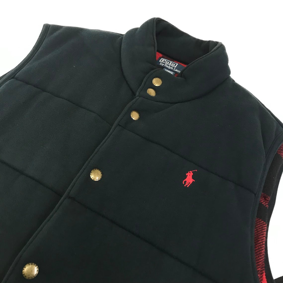 POLO RALPH LAUREN | ポロ・ラルフローレン 中綿ベスト ブラック サイズ：L【倉吉店】