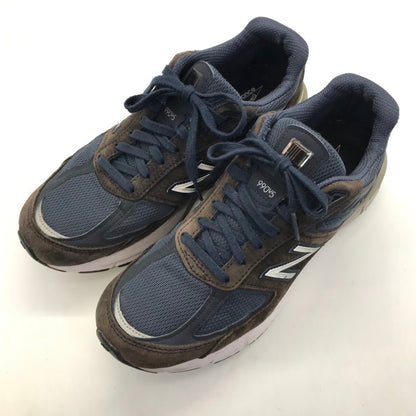 NEW BALANCE | ニューバランス スニーカー M990NV5 ネイビー×ブラウン 26cm【倉吉店】