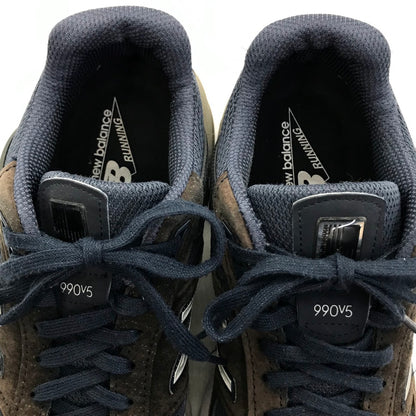 NEW BALANCE | ニューバランス スニーカー M990NV5 ネイビー×ブラウン 26cm【倉吉店】