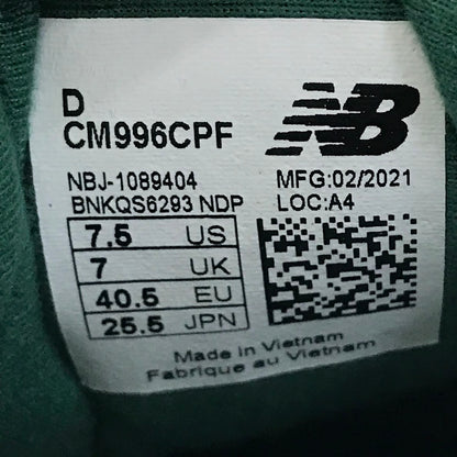 NEW BALANCE | ニューバランス スニーカー CM996CPF グリーン 25.5cm【倉吉店】