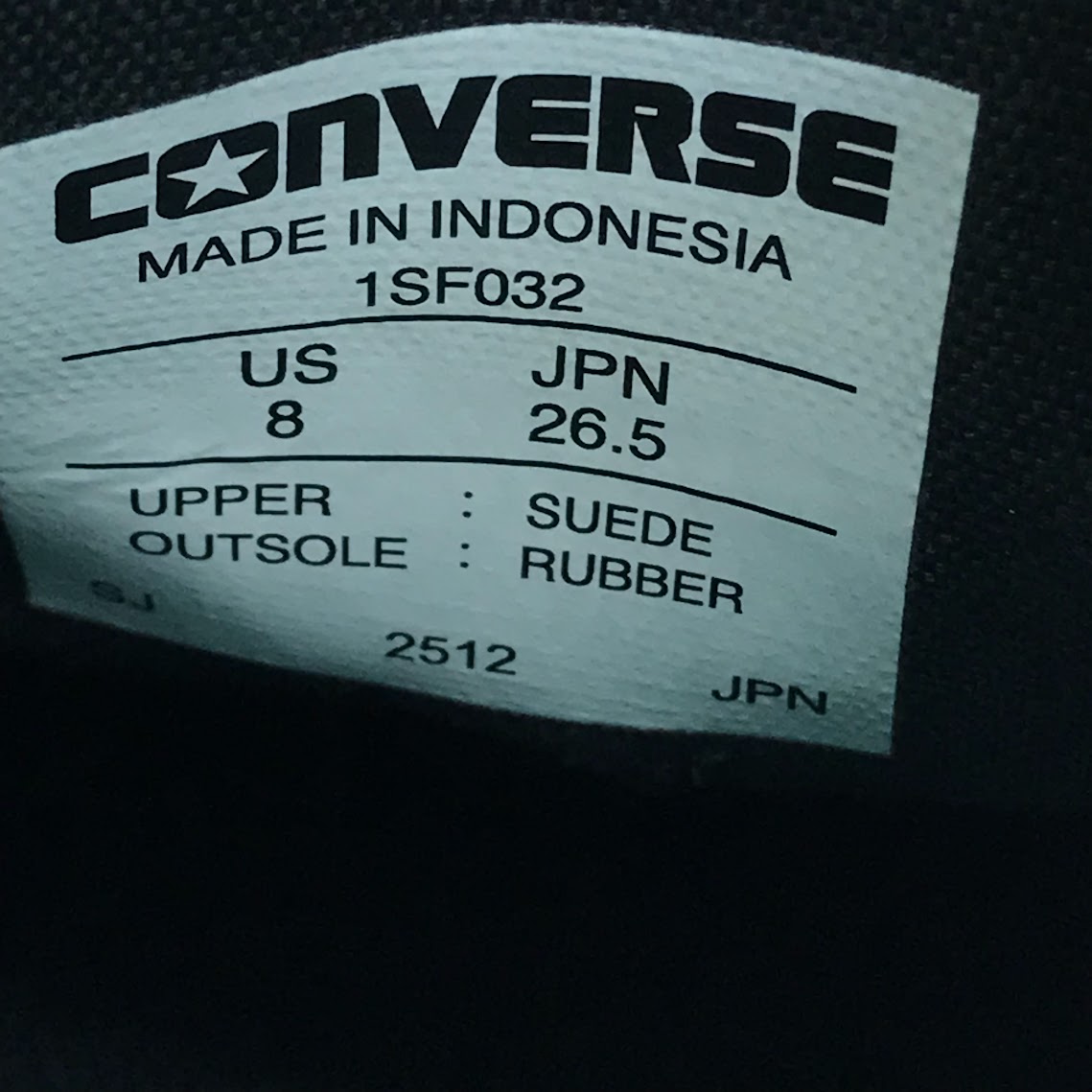 CONVERSE | コンバース × HEEL C(ヒール コレクティブ) ONE STAR SK スニーカー 1SF032 ブラック 26.5cm【倉吉店】