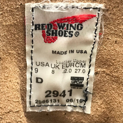 RED WING | レッドウィング CLASSIC WORK 8inch ROUND TOE ブーツ 2941 ブラウン 27cm【倉吉店】