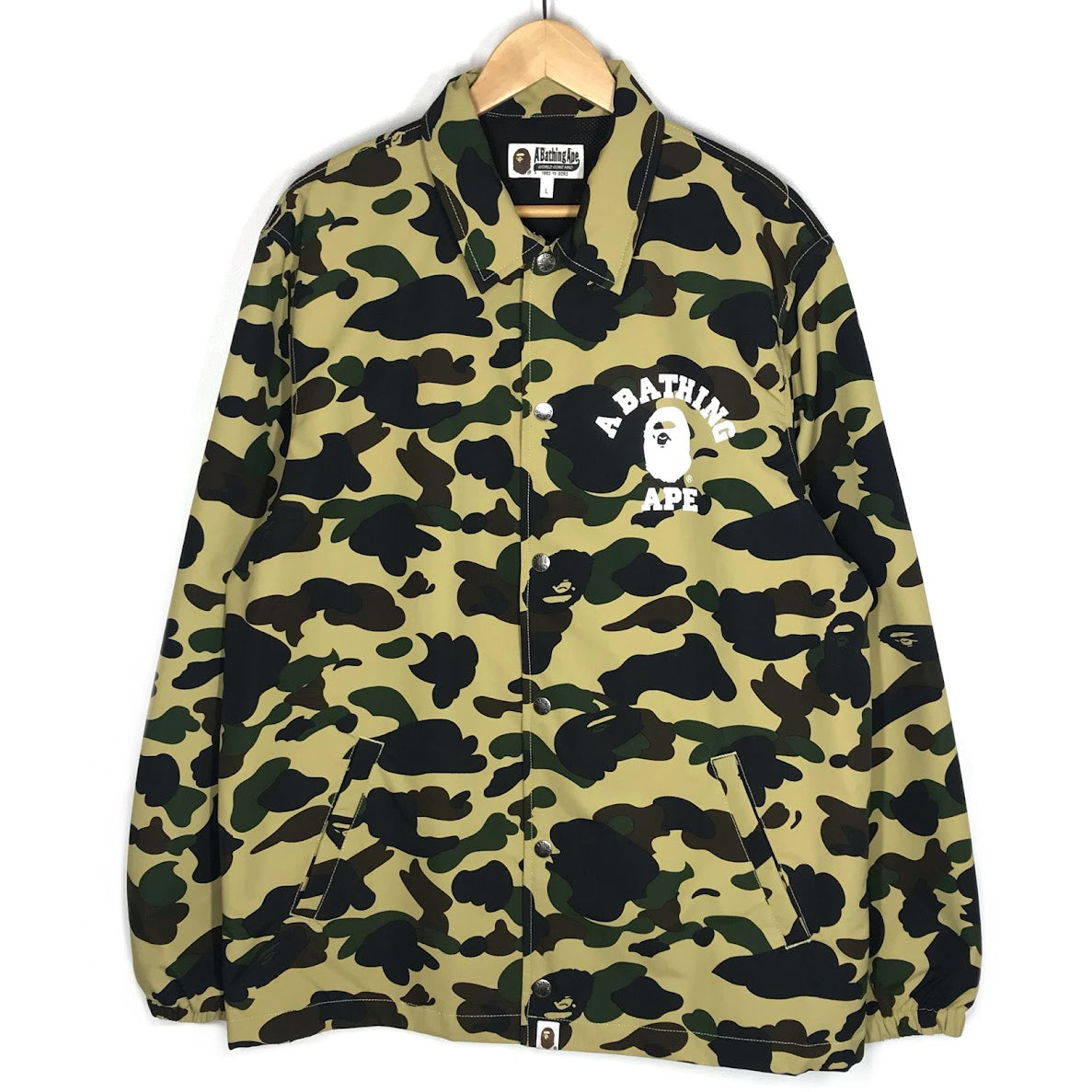 A BATHING APE | アベイシングエイプ 1ST CAMO COACH JACKET コーチジャケット ナイロンジャケット 1K30140005 ファーストカモ サイズ：L【倉吉店】