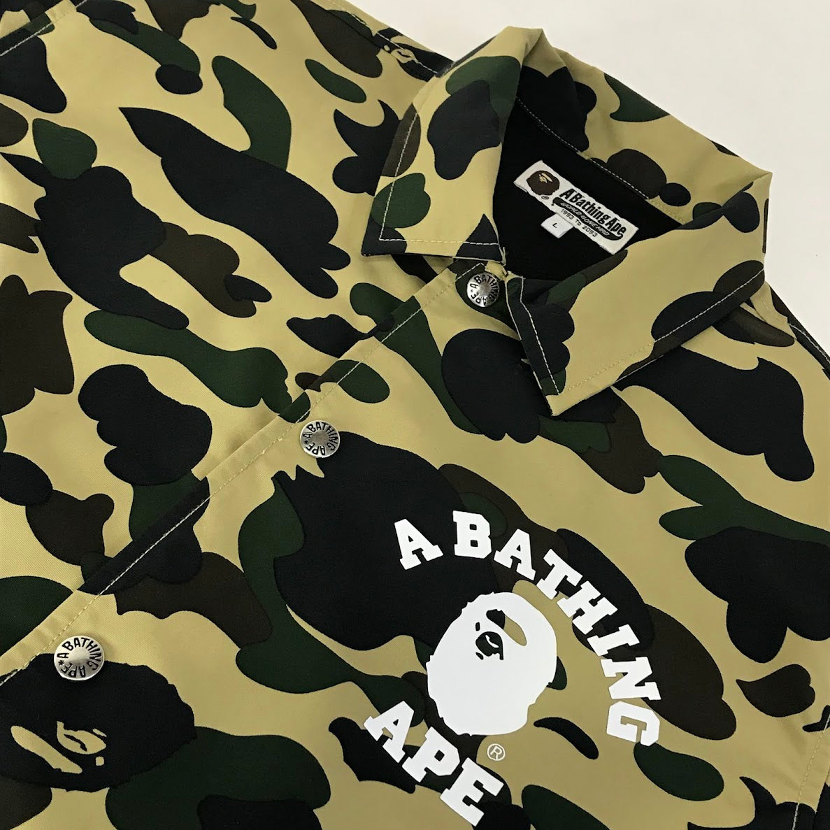 A BATHING APE | アベイシングエイプ 1ST CAMO COACH JACKET コーチジャケット ナイロンジャケット 1K30140005 ファーストカモ サイズ：L【倉吉店】