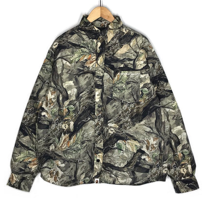 A BATHING APE | アベイシングエイプ TREE EDGE CAMO DOWN SHIRT JACKET ツリーカモ ダウンシャツジャケット ダウンジャケット 1L80144002 ツリーカモ サイズ：M【倉吉店】