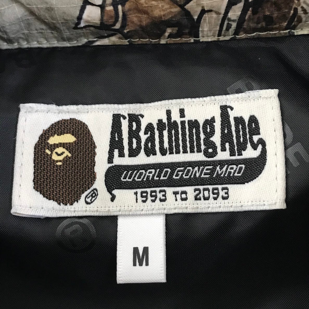 A BATHING APE | アベイシングエイプ TREE EDGE CAMO DOWN SHIRT JACKET ツリーカモ ダウンシャツジャケット ダウンジャケット 1L80144002 ツリーカモ サイズ：M【倉吉店】