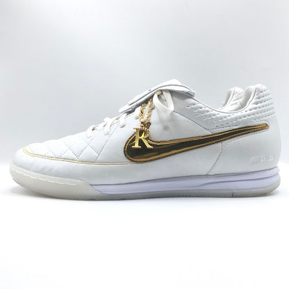 NIKE | ナイキ RONALDINHO TIEMPO LEGEND ’TOUCH OF GOLD’ スニーカー IF4389-100 ホワイト×ゴールド 27.5cm【倉吉店】