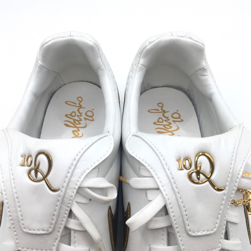 NIKE | ナイキ RONALDINHO TIEMPO LEGEND ’TOUCH OF GOLD’ スニーカー IF4389-100 ホワイト×ゴールド 27.5cm【倉吉店】