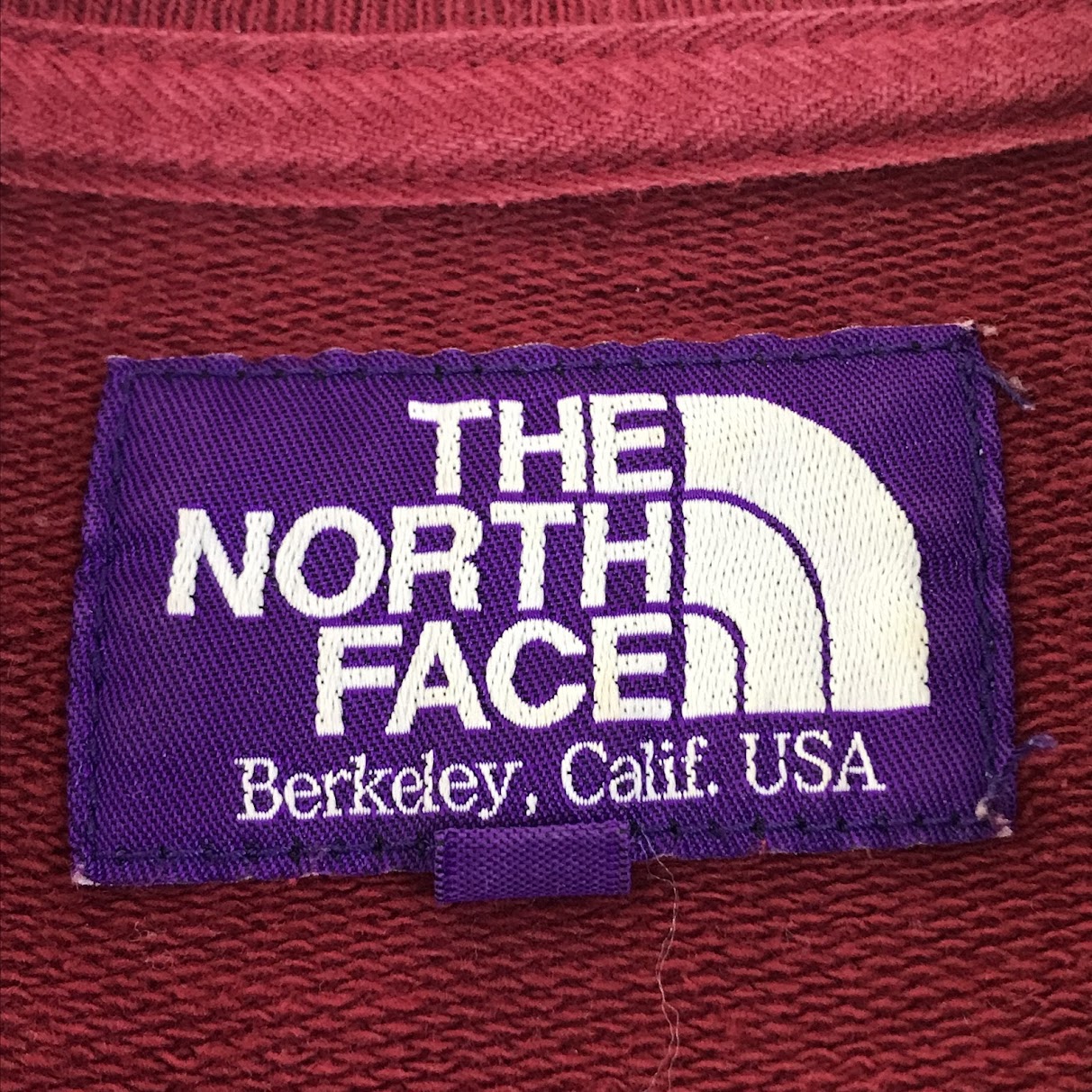 THE NORTH FACE PURPLE LABEL | ザノースフェイスパープルレーベル 10oz MOUNTAIN CREW NECK SWEAT スウェット NT6805N レッド サイズ：M【倉吉店】