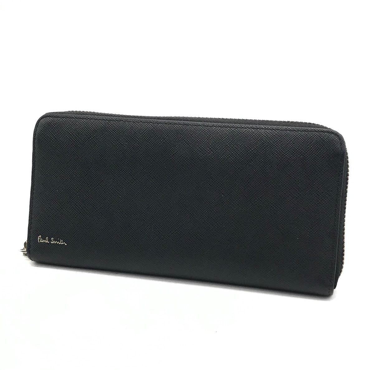 Paul Smith | ポール・スミス ジップストローグレイン ラウンドファスナー長財布 長財布 ブラック【倉吉店】【代金引換不可・日時指定不可】【ポスト投函】