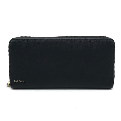 Paul Smith | ポール・スミス ジップストローグレイン ラウンドファスナー長財布 長財布 ブラック【倉吉店】【代金引換不可・日時指定不可】【ポスト投函】