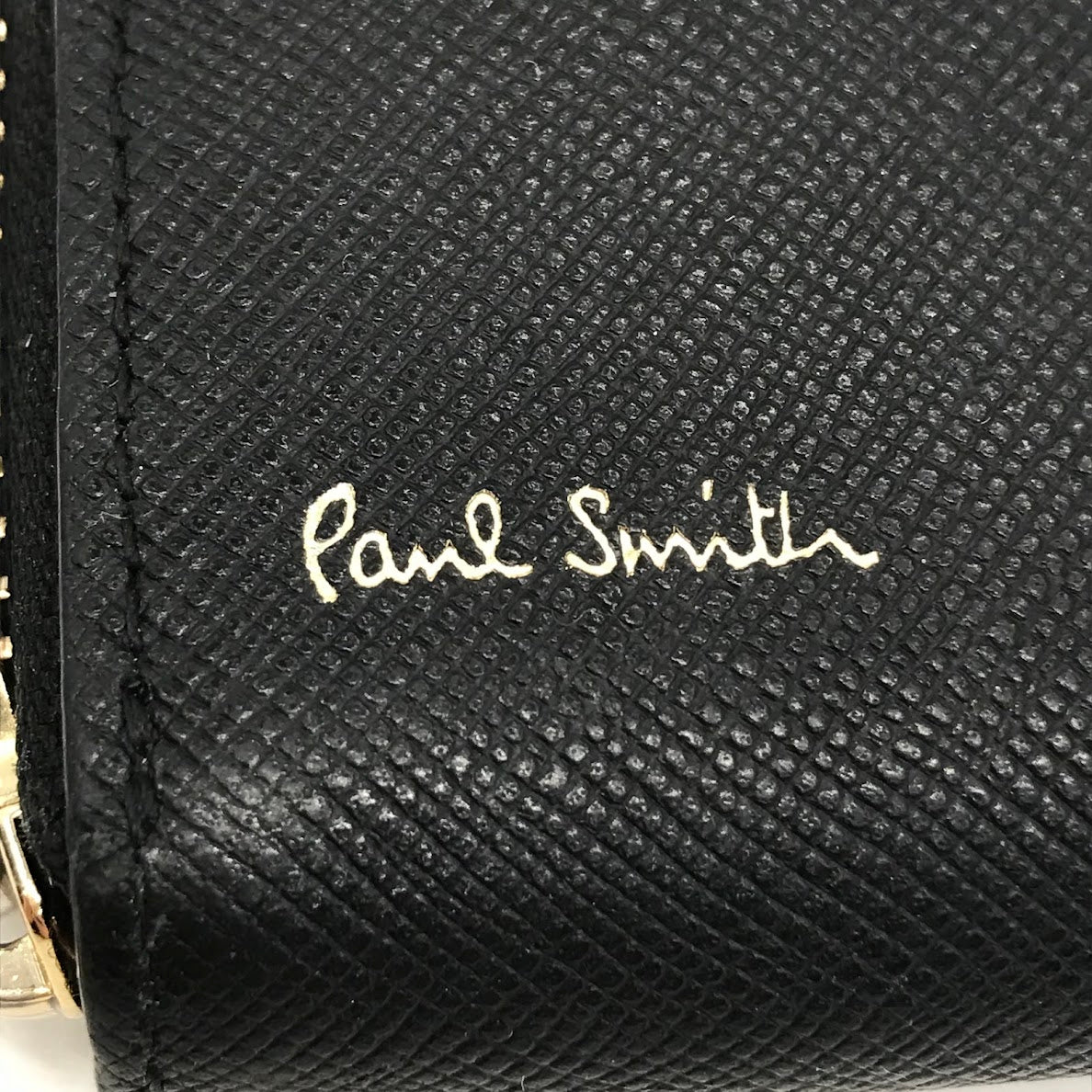 Paul Smith | ポール・スミス ジップストローグレイン ラウンドファスナー長財布 長財布 ブラック【倉吉店】【代金引換不可・日時指定不可】【ポスト投函】