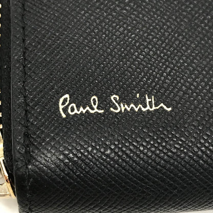 Paul Smith | ポール・スミス ジップストローグレイン ラウンドファスナー長財布 長財布 ブラック【倉吉店】【代金引換不可・日時指定不可】【ポスト投函】