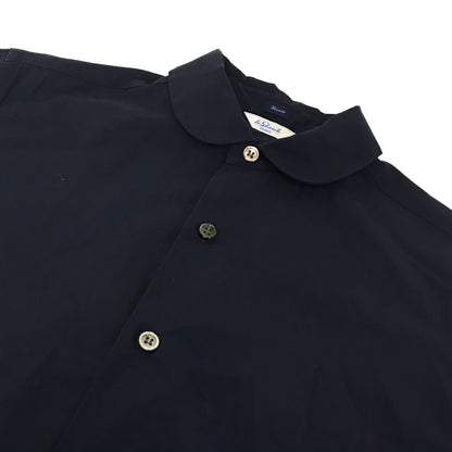 LE GLAZIK | ルグラジック ラウンドカラー長袖シャツ 長袖シャツ JL-3299 ネイビー サイズ：36【倉吉店】